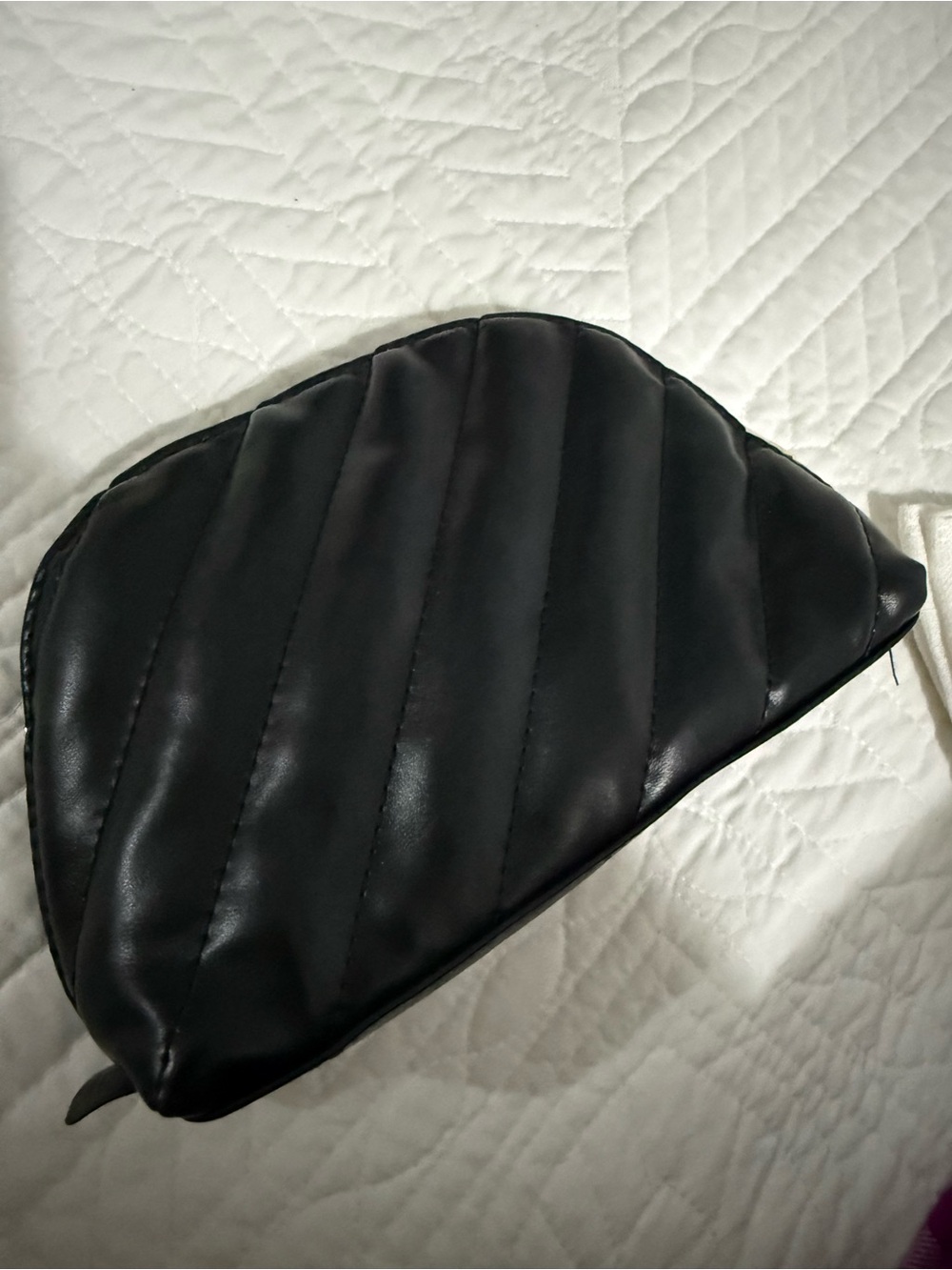 YSL Black Quilted Cosmetic Pouch
